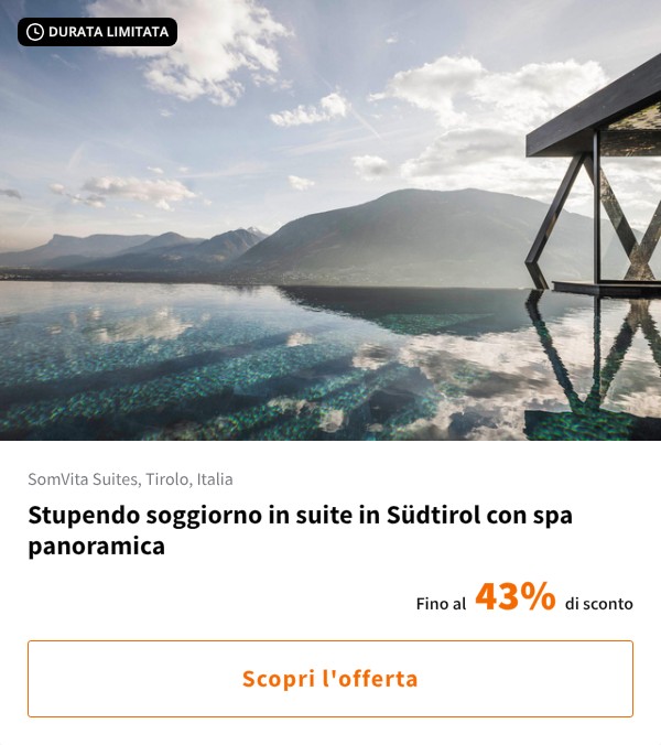 Stupendo soggiorno in suite in Südtirol con spa panoramica