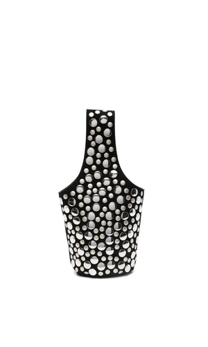 Livia small leather bucket bag