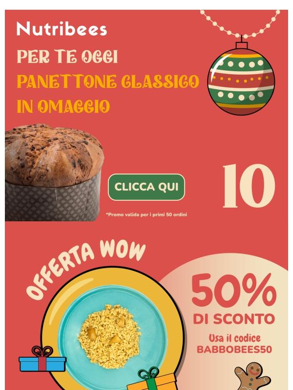 Ordina oggi: un panettone in omaggio🍞