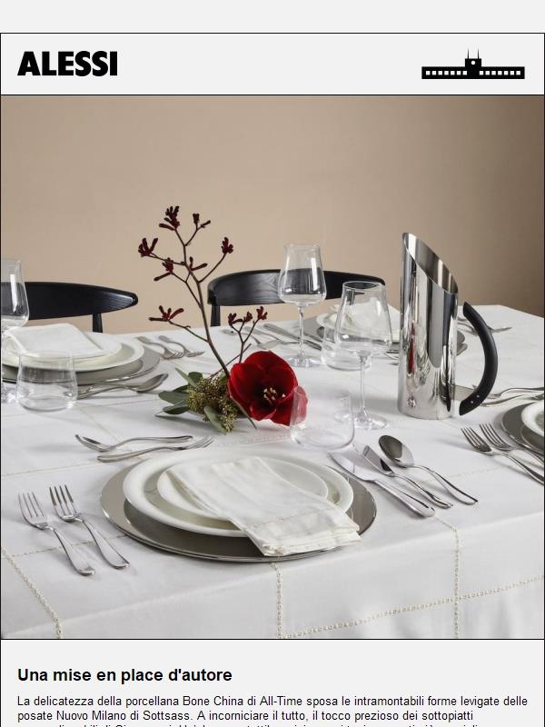 Una mise en place d'autore