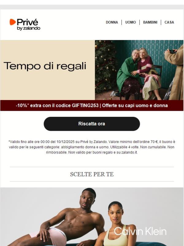 Quest'anno fai dei regaloni: Calvin Klein Collection & Levi's®! ✨