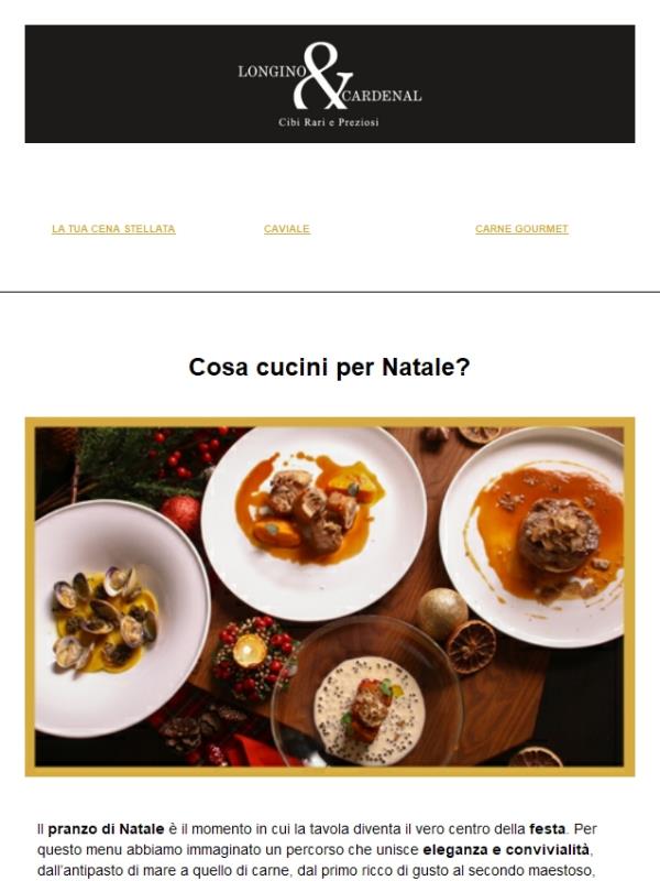 🍝 Il Menù di Natale firmato Longino! | Scopri le Ricette Gourmet