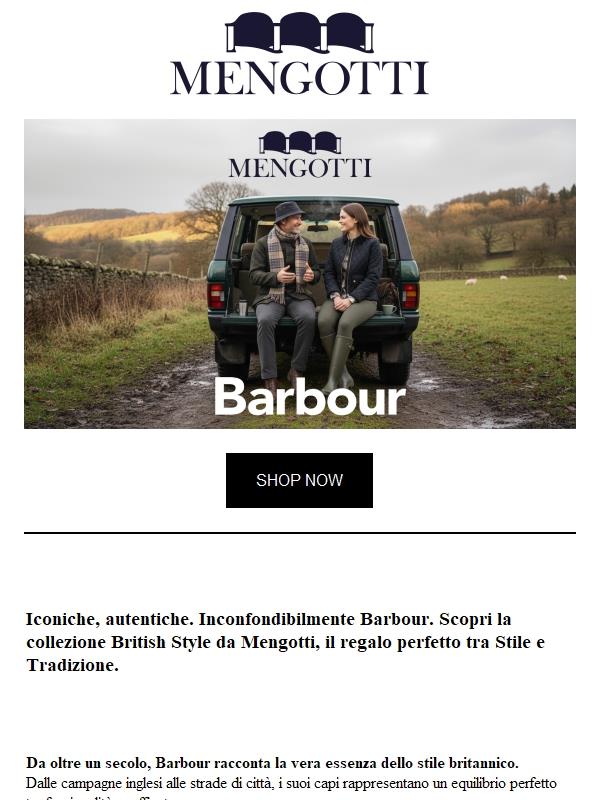 Regala Barbour a Natale: British Style tra stile e tradizione