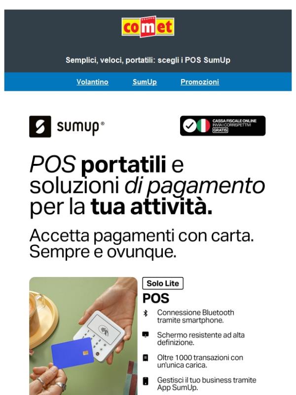 Scopri SumUp POS portatili 📲💳
