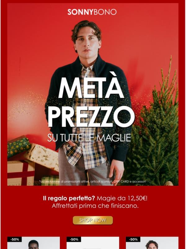 🎄Maglie a META' PREZZO per i tuoi regali di Natale