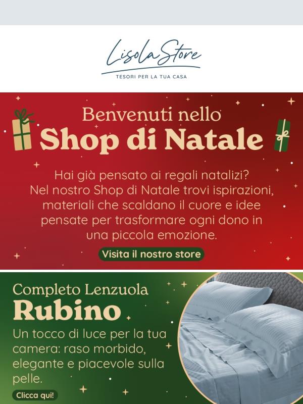 🎄 Scopri il nostro shop di Natale e trasforma i tuoi regali in emozioni