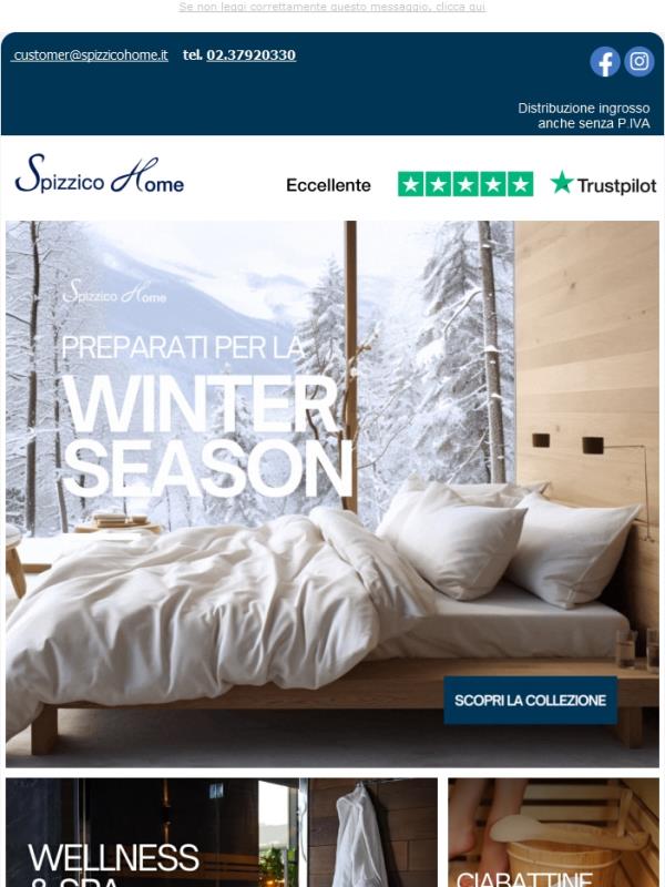 Inverno in arrivo? ❄️ Ecco le forniture essenziali per la tua Struttura e la tua SPA