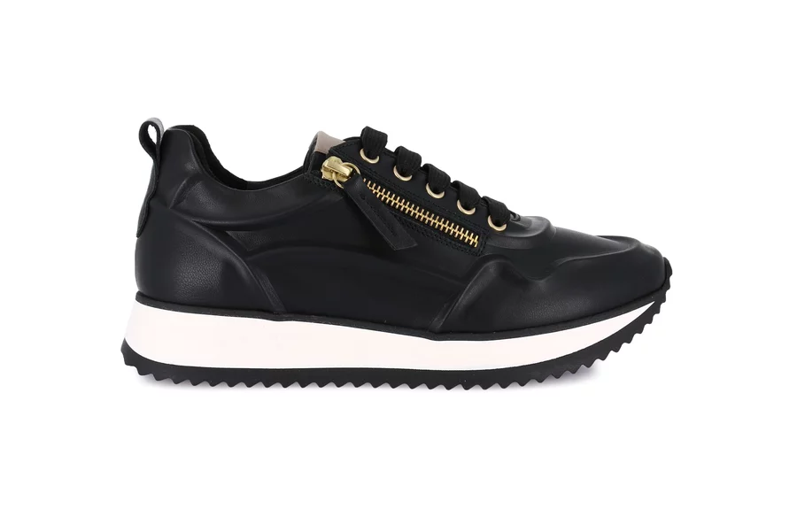 Urban sneaker in pelle con cerniera laterale | SALT