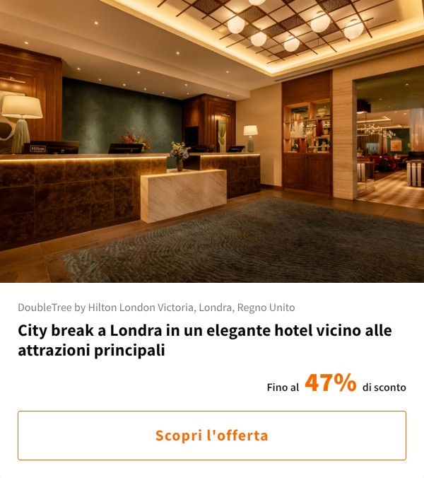 City break a Londra in un elegante hotel vicino alle attrazioni principali