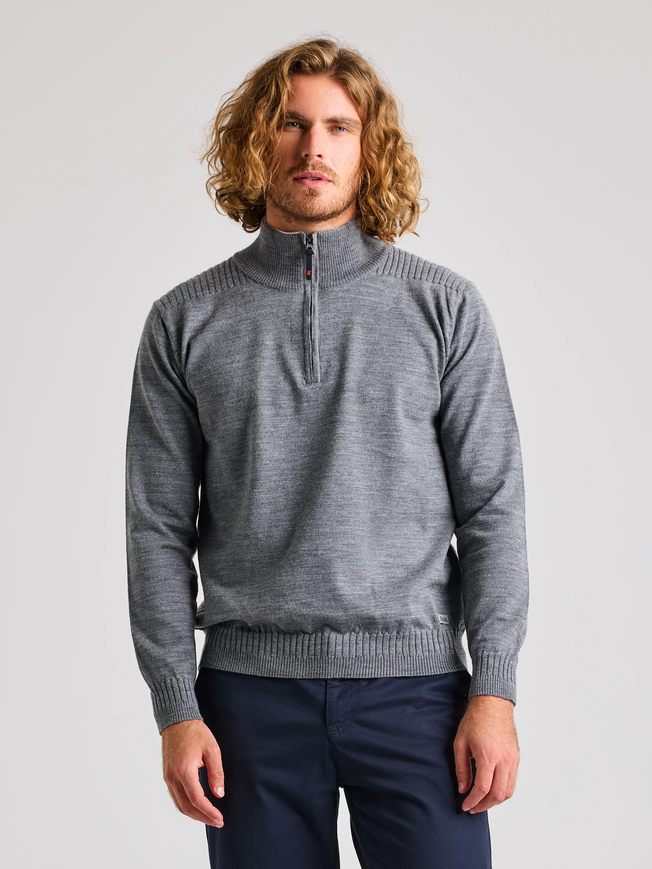 SEAWOOL HALF-ZIP