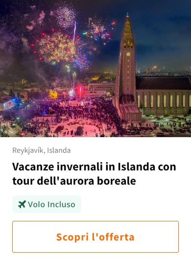 Vacanze invernali in Islanda con tour dell&#x27;aurora boreale