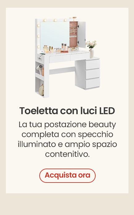 Toeletta da Trucco con Luce LED