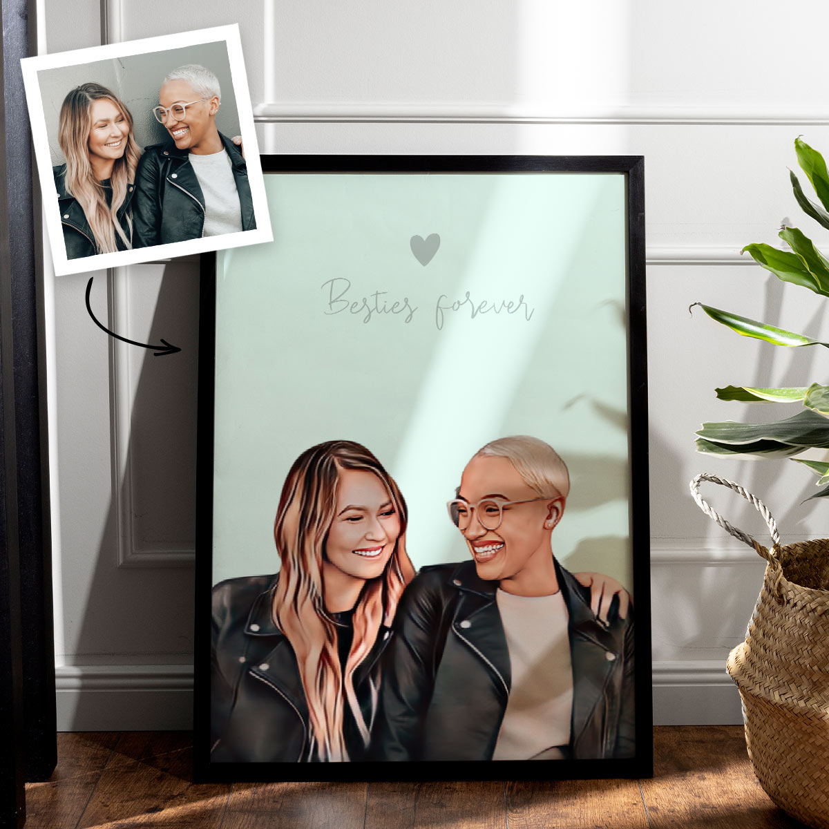 Image of Quadro Personalizzato in Stile Fumetto