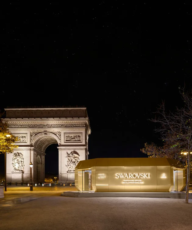 Allestimento natalizio evento Illuminations Champs-Élysées