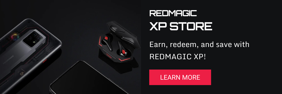 Earn and redeem REDMAGIC XP to save on aweasome REDMAGIC products!
