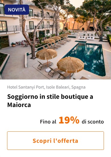 Soggiorno in stile boutique a Maiorca