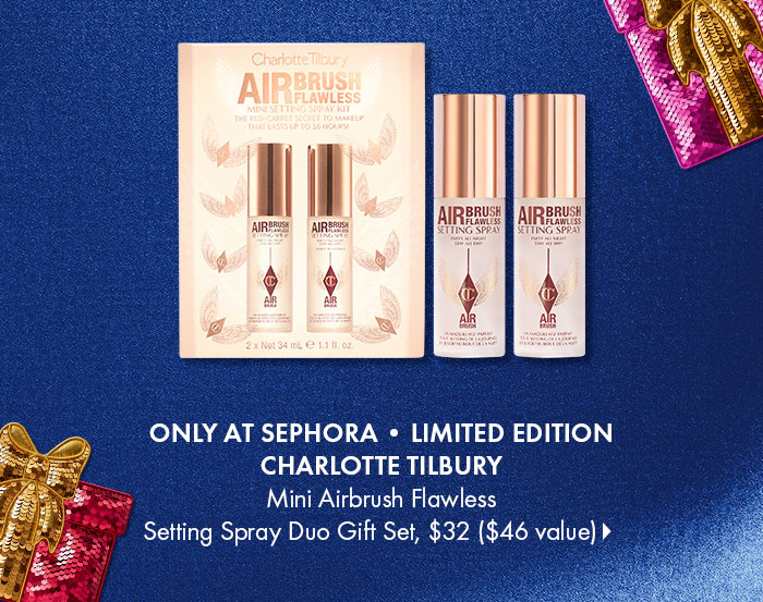 Mini Airbrush Flawless Setting Spray Duo Gift Set