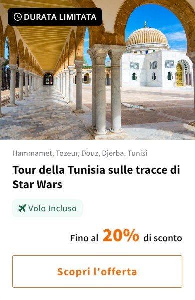 Tour della Tunisia sulle tracce di Star Wars