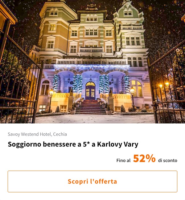 Soggiorno benessere a 5* a Karlovy Vary