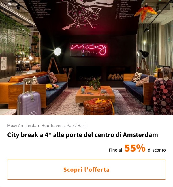 City break a 4* alle porte del centro di Amsterdam