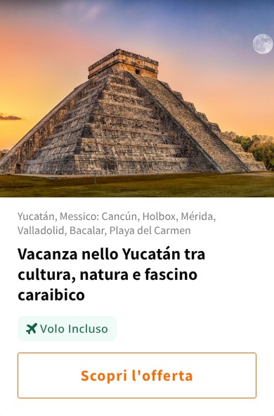 Vacanza nello Yucatán tra cultura, natura e fascino caraibico