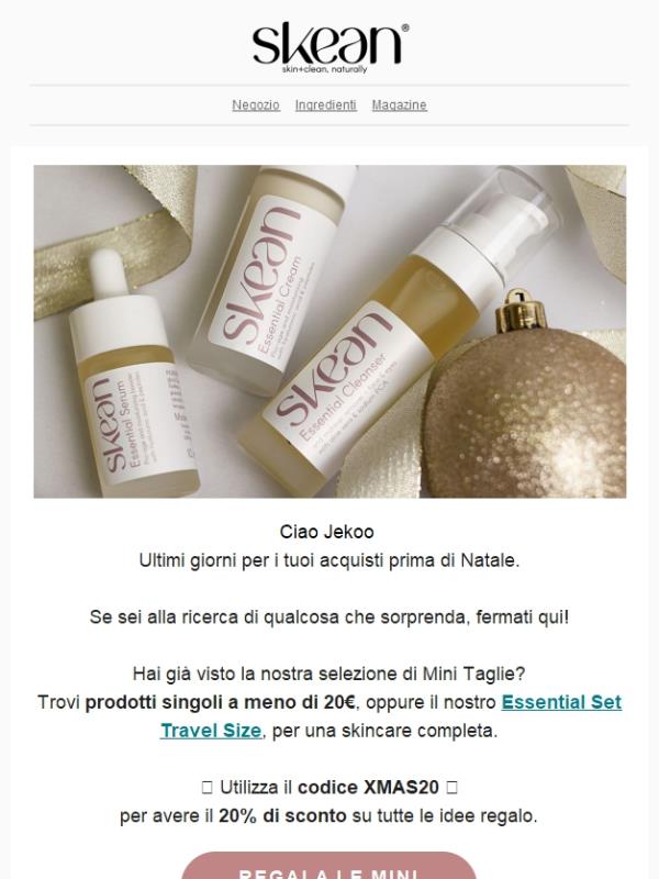 Regala le mini taglie, scopri il tuo sconto!