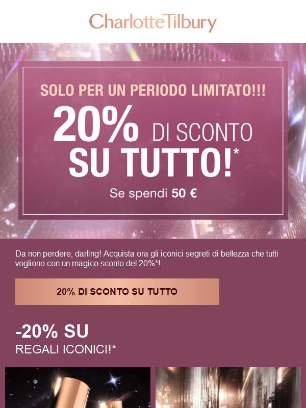 Regali da fare? -20% su tutto! 🎁✨