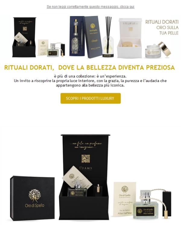 Nuova Collezione Oro di Spello, dove la bellezza diventa preziosa