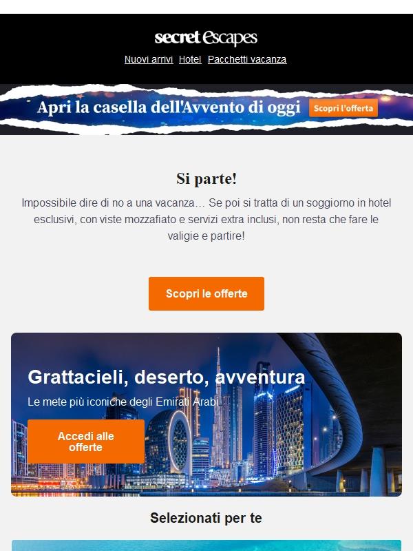 Pronti, partenza, via! Prossima fermata: 📍 Maldive