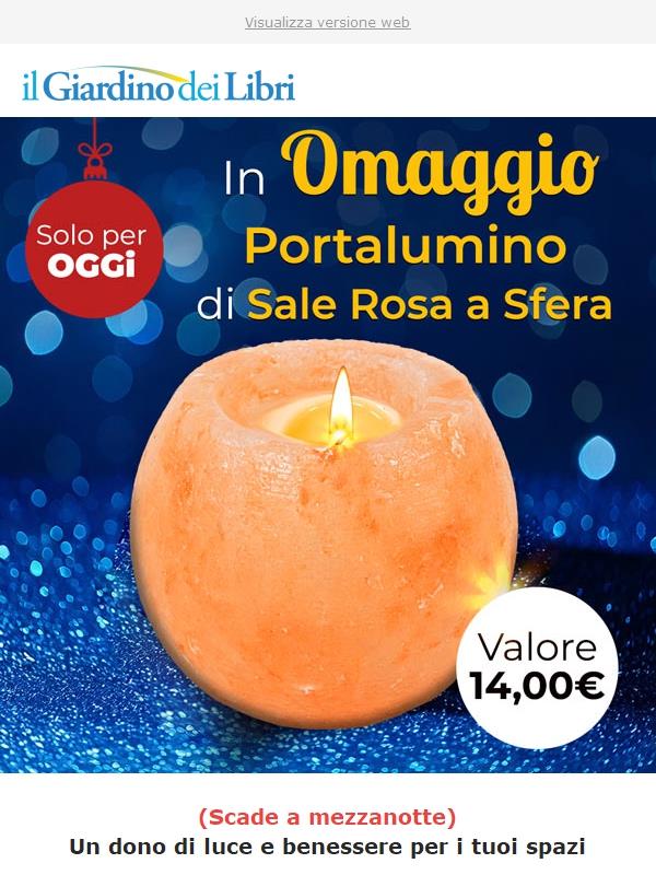 ⭐️ (Solo Oggi) In OMAGGIO Portalumino di Sale Rosa Sfera | valore 14,00€