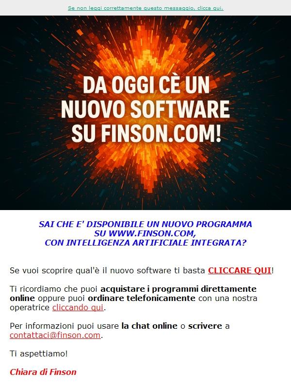 Scopri il nuovo programma Finson disponibile da oggi!