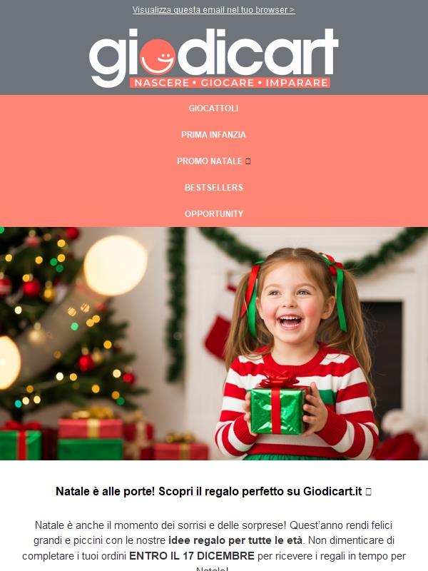🎁 Scopri il regalo perfetto su Giodicart!