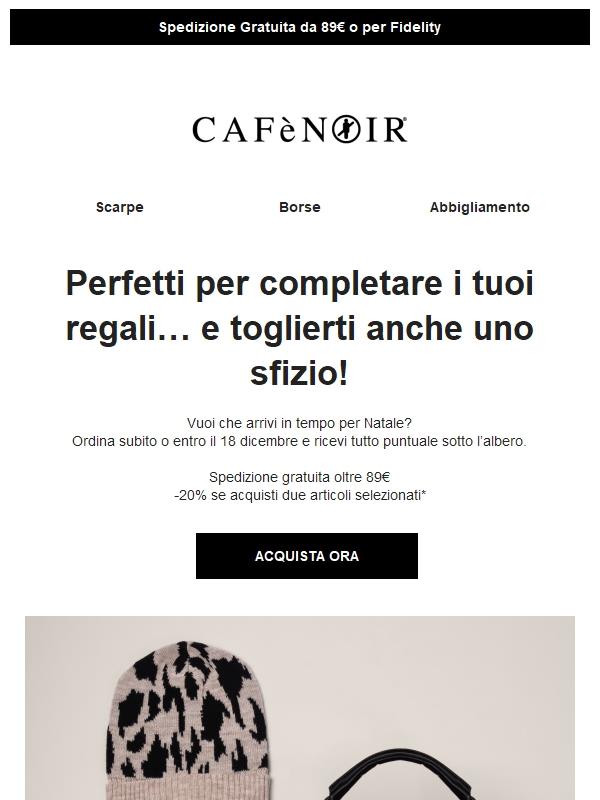 🎁 Sei ancora in tempo per i regali: -20% acquistando 2 articoli