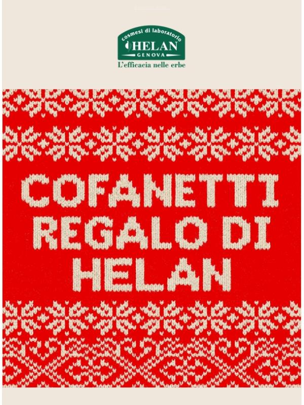 A Natale, regala Helan: idee regalo e cofanetti
