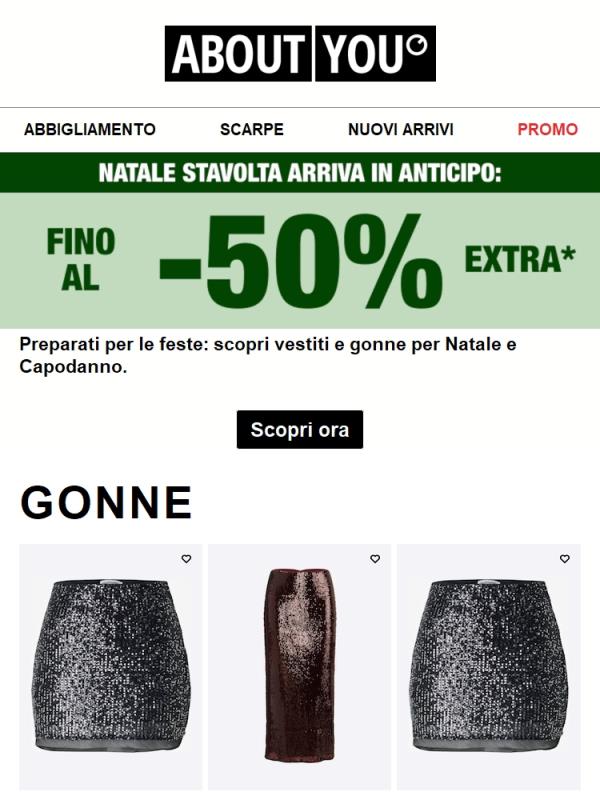 Vestiti e gonne per le feste