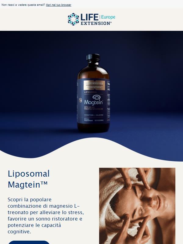 Stimolante cerebrale ad azione rapida e antistress