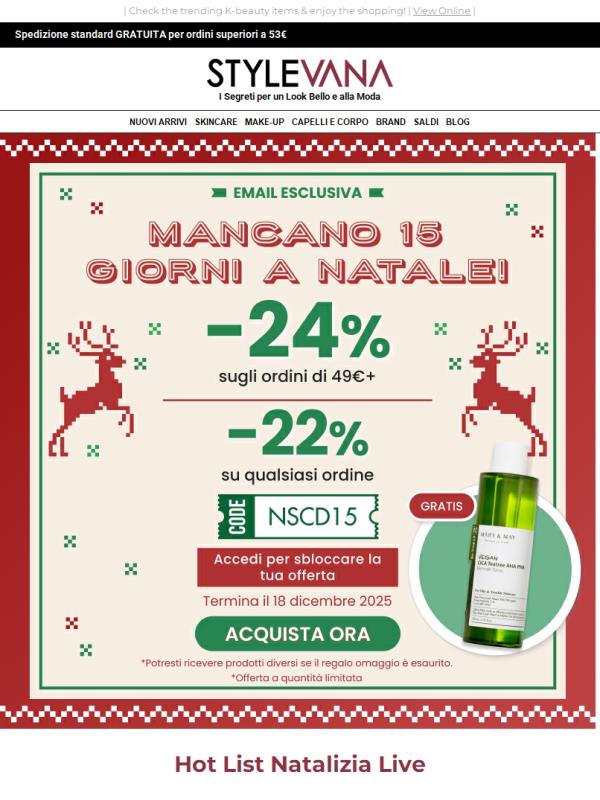 🎄✨ [Mancano 15 giorni] Il countdown è iniziato…