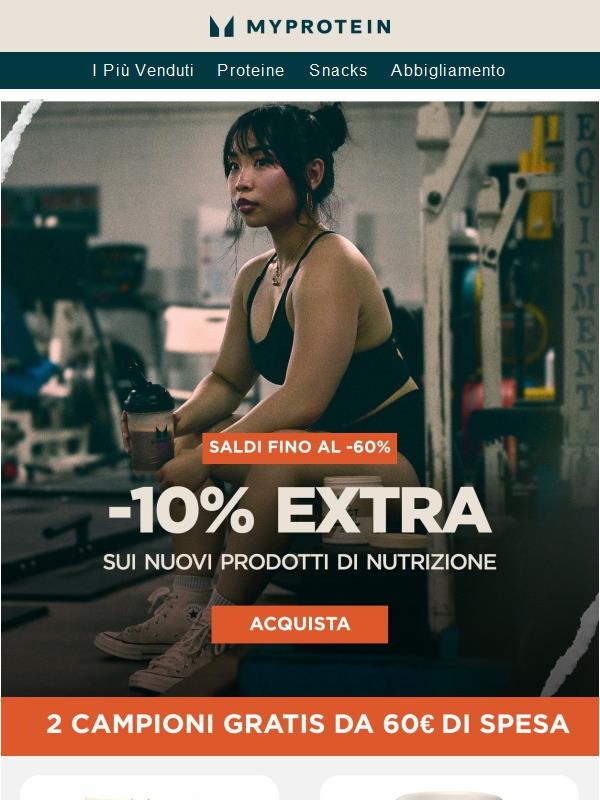 -10% Extra sulle Novità + TRIPLO Regalo 🎁