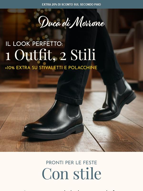 🎄 Il tuo look per le Feste con il 10% di sconto!