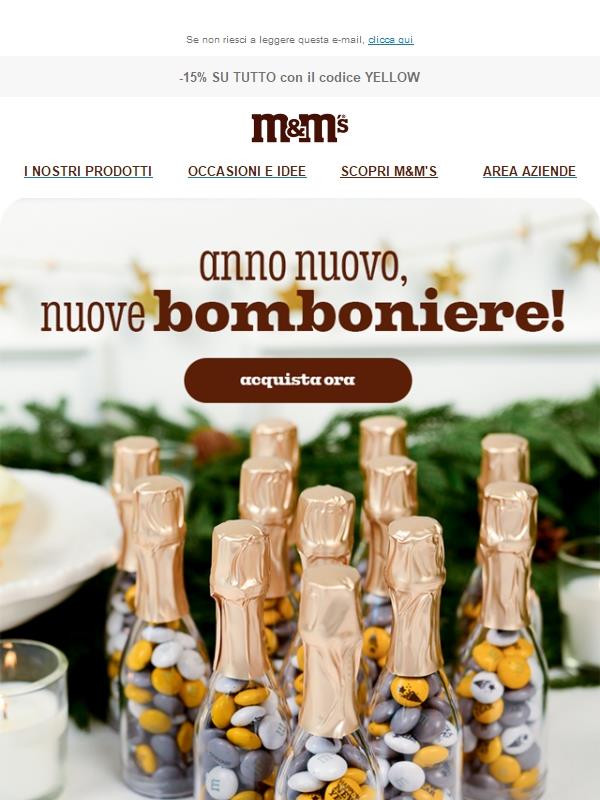 Festeggia l'anno nuovo con M&M'S