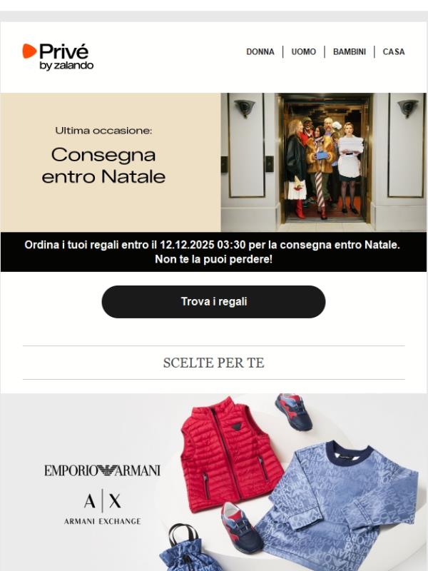 Muoviti in fretta e assicurati la consegna entro Natale 🎄