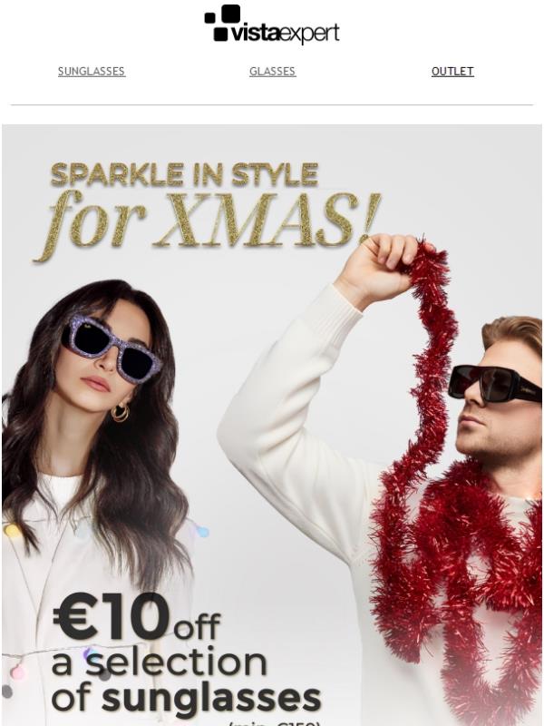 Sparkle in style for Xmas 🎄✨ €10 off with a minimum purchase of €150 ✨