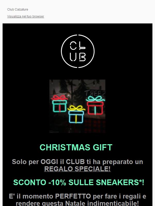 CHRISTMAS GIFT 🎁 -10% solo per OGGI