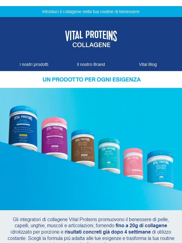 Collagene & benessere: la gamma Vital Proteins ti aspetta! 💙