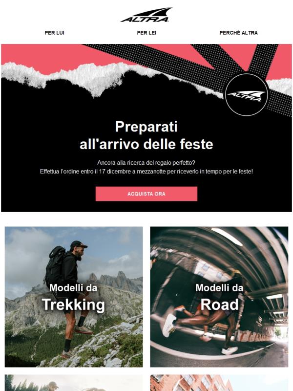 Ordina in tempo per le feste 🎁👟