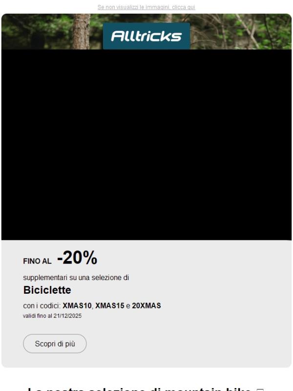 Ti va una bicicletta nuova? Fino al 20% di sconto in più