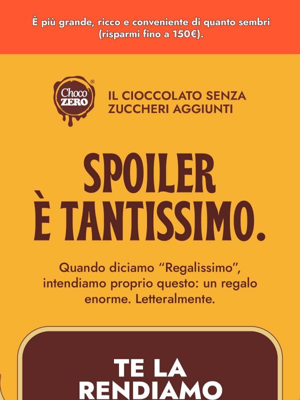 🎁 Guarda cosa c’è dentro ai Regalissimi Choco Zero! Risparmi €150