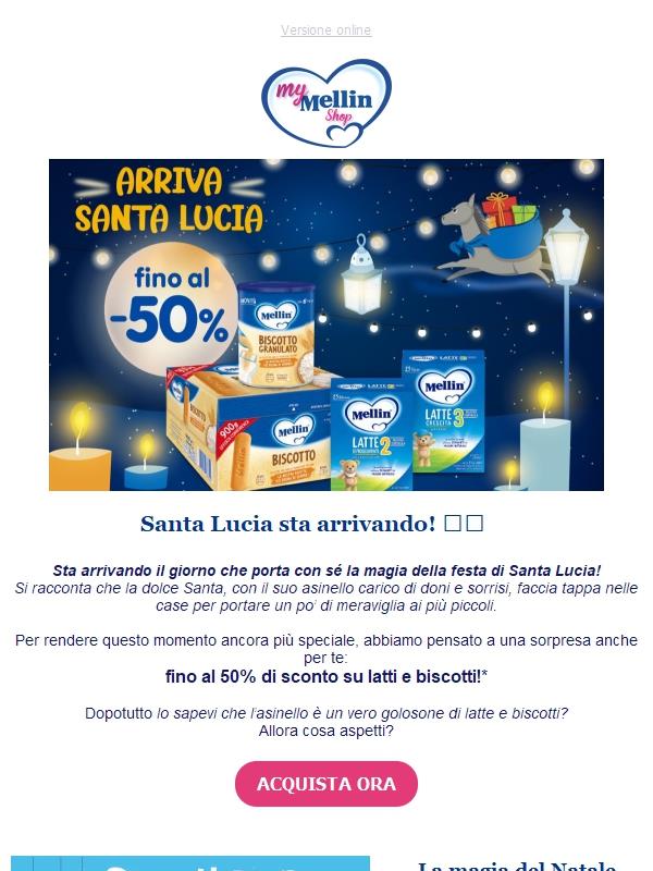 ✨Magia di Santa Lucia: latte e biscotti fino al -50%!