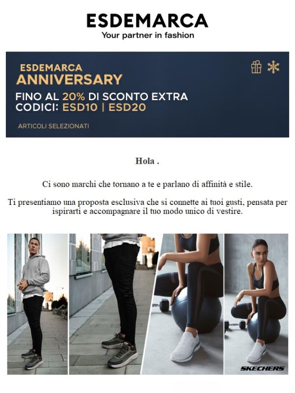 , i tuoi marchi preferiti, riuniti in una selezione esclusiva