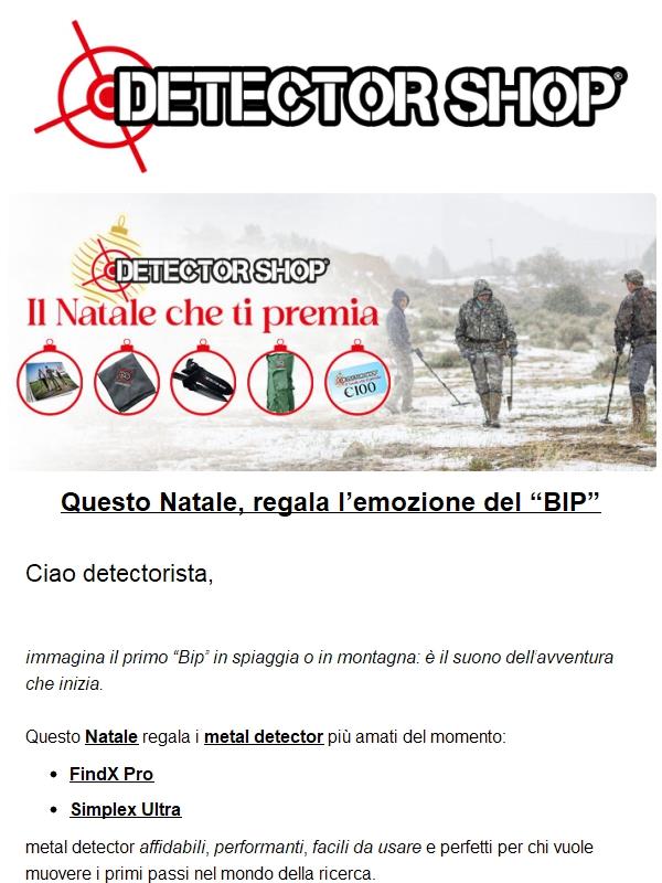 Sotto l’albero, i metal detector che tutti vogliono